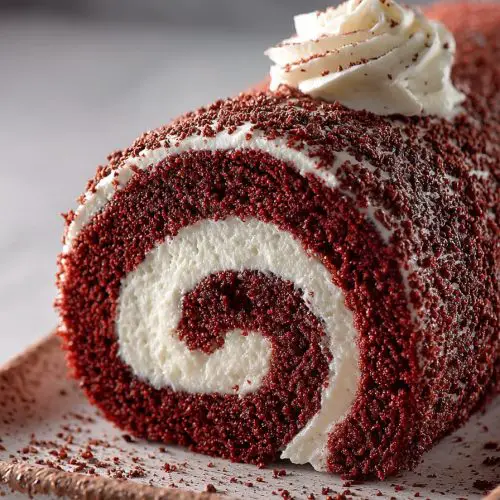 Red Velvet Cake Roll Recipe