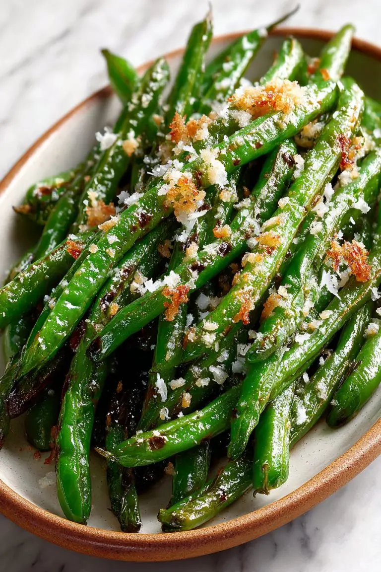 Roasted Parmesan Green Beans