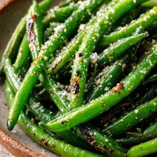 Roasted Parmesan Green Beans