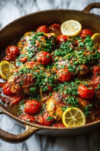 Sicilian Skillet Chicken Recipe