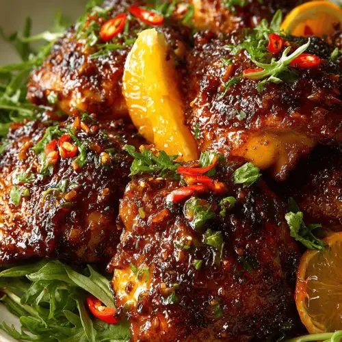 Spicy Orange Chicken Thighs Recipe
