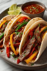 Spicy Steak Fajitas Recipe