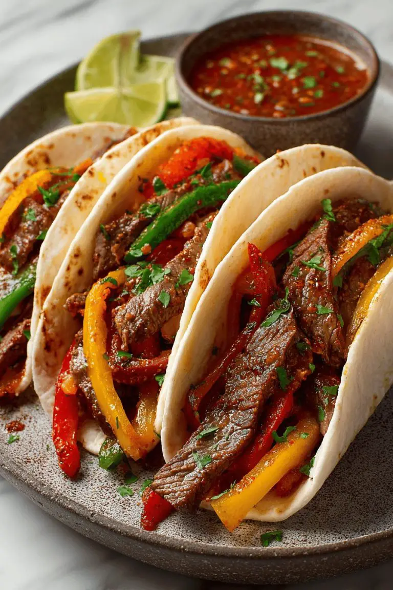 Spicy Steak Fajitas Recipe