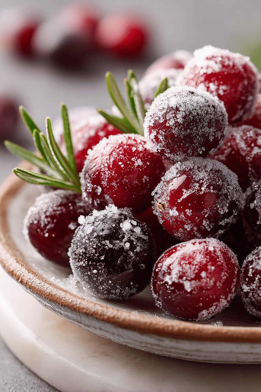 Sugared Cranberries Recipe