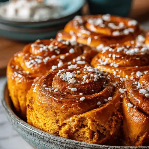 Sweet Potato Rolls with Maple Pecan Butter