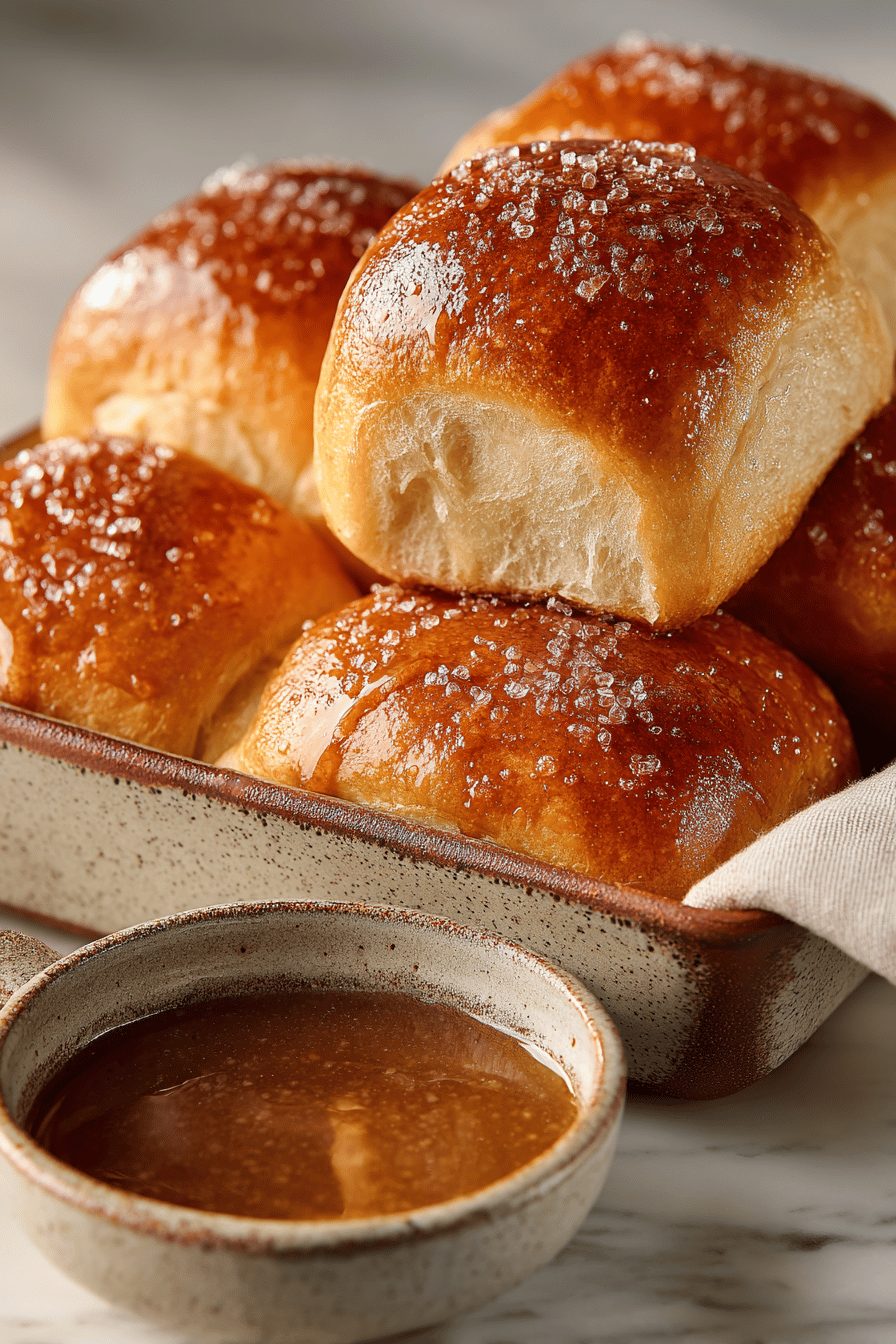 Texas Roadhouse Rolls with Honey Cinnamon Butter