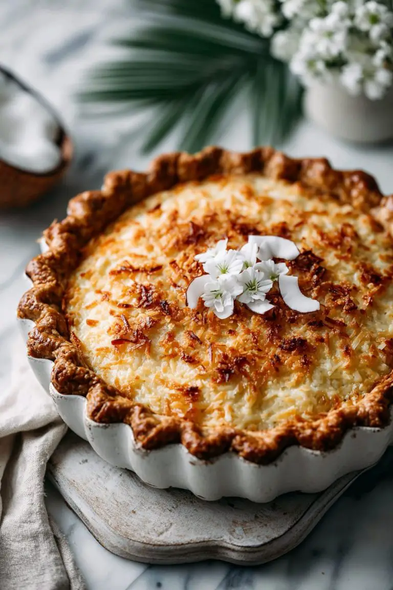 Toasted Coconut Pie Recipe