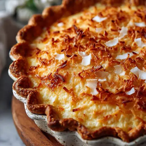 Toasted Coconut Pie Recipe