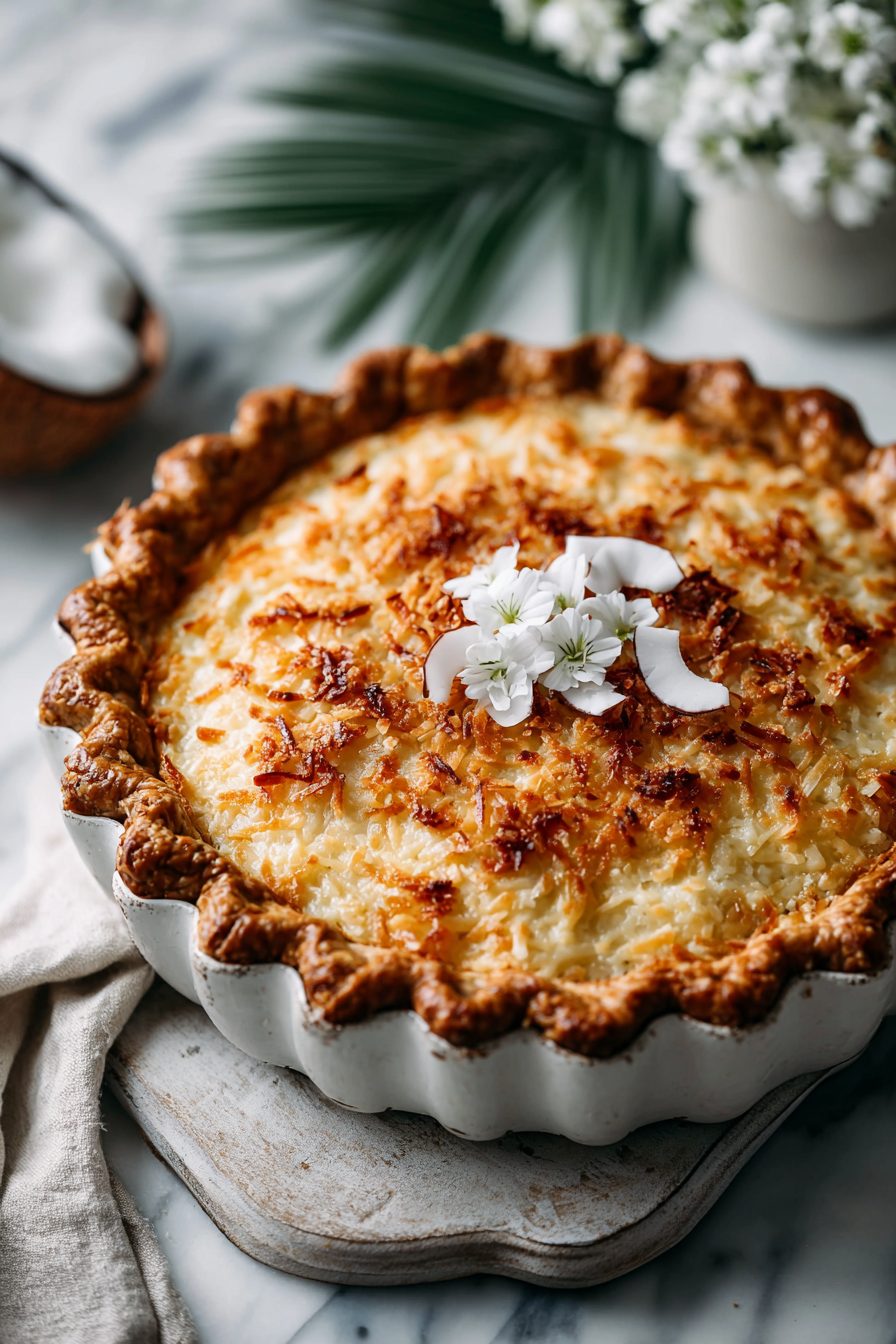 Toasted Coconut Pie Recipe