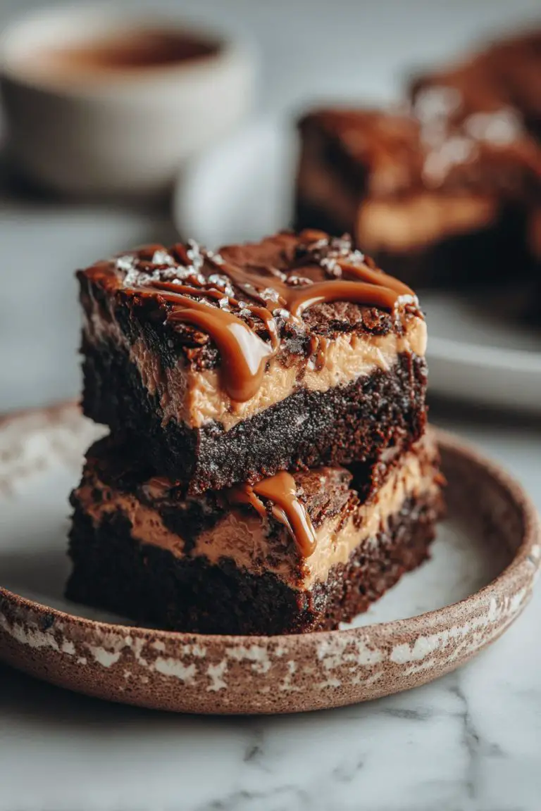 Truffle Peanut Butter Brownies