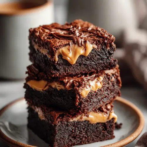 Truffle Peanut Butter Brownies