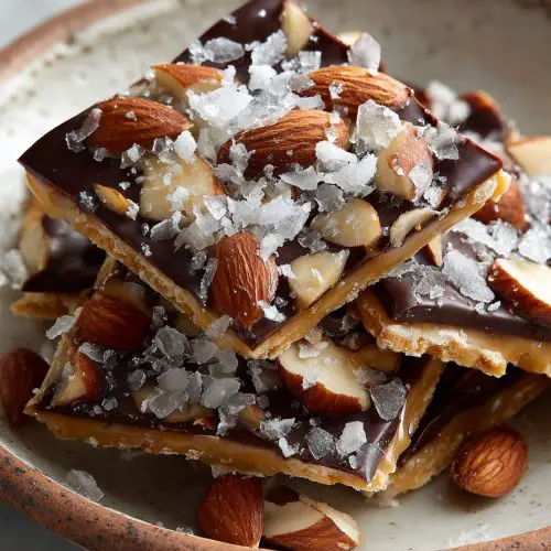 Almond Cracker Candy Delights