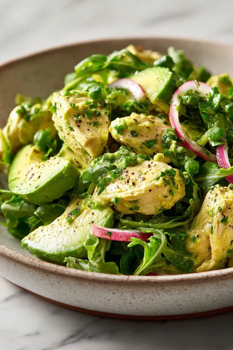 Avocado Chicken Salad Delight
