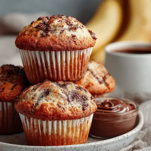 Banana Nutella Muffins Recipe
