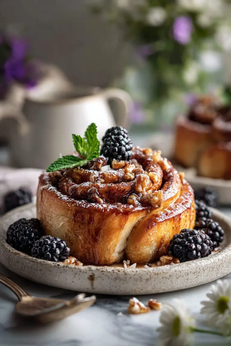 Blackberry Cinnamon Rolls Recipe