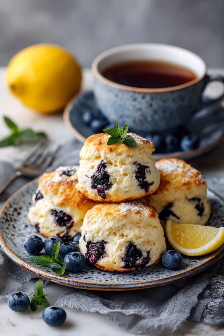 Blueberry Drop Scones Made Easy