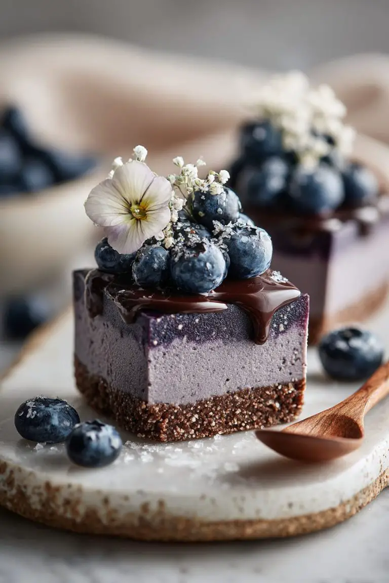 Blueberry Fudge Treats