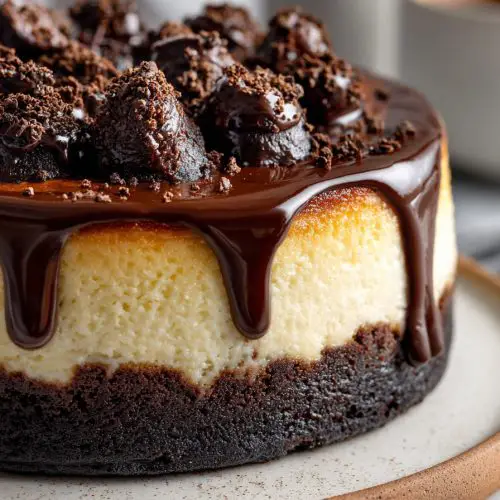 Brownie Bottom Cheesecake Delight