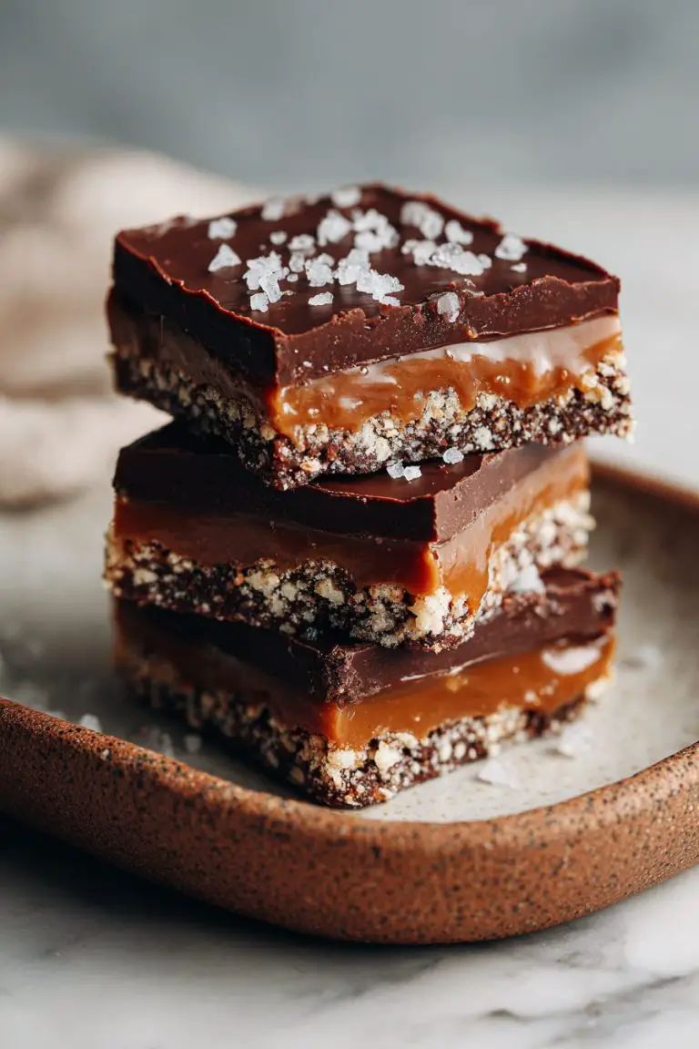 Caramel Chocolate Crunch Bars Recipe