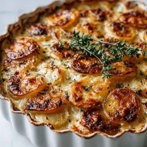 Caramelized Onion Scalloped Potatoes