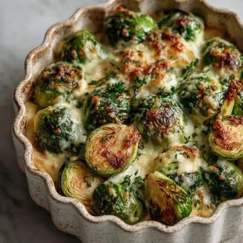 Cheesy Brussels Sprouts Recipe