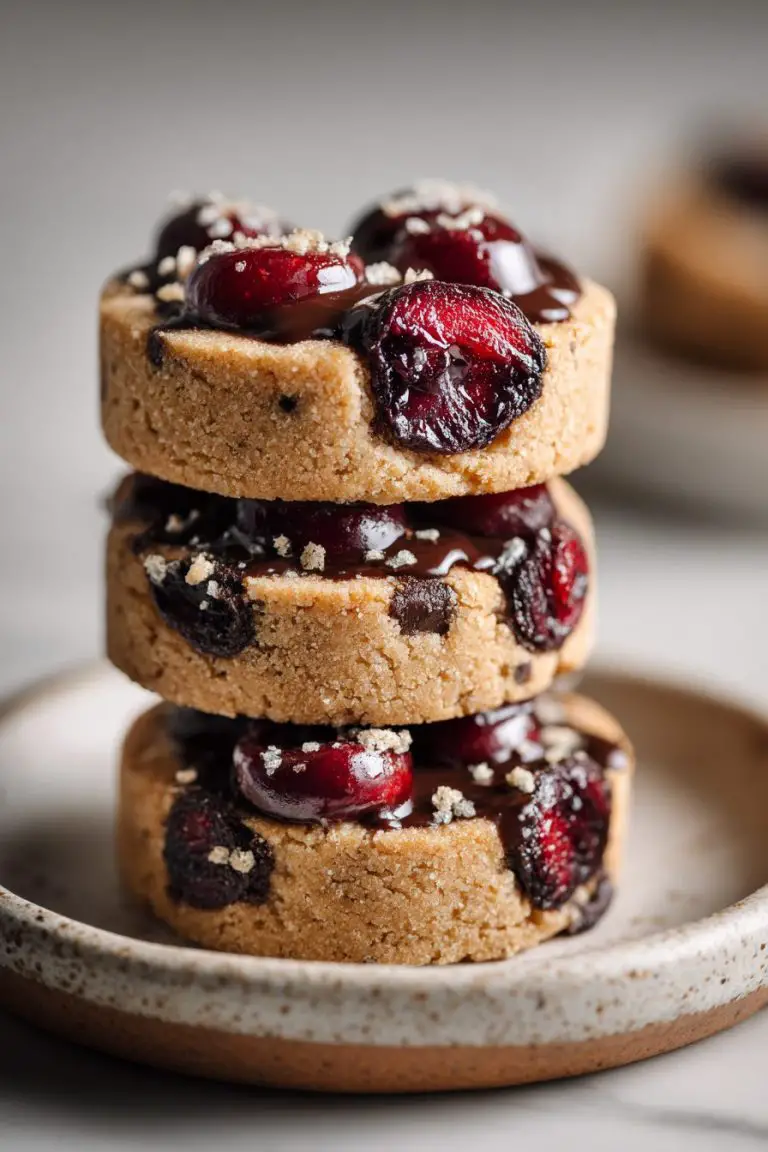 Cherry Chocolate Chip Shortbread Cookies