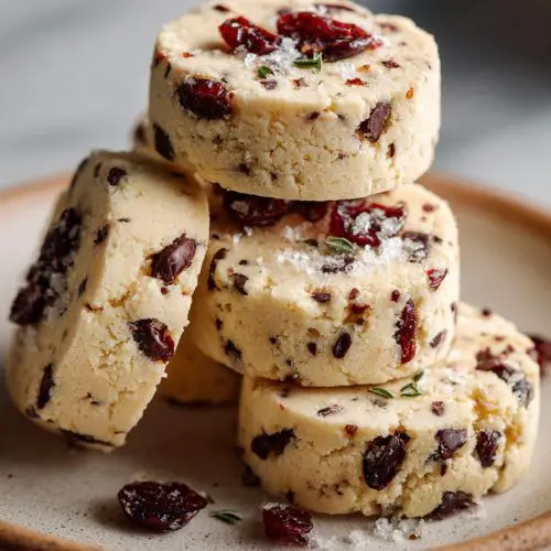Cherry Chocolate Chip Shortbread Cookies