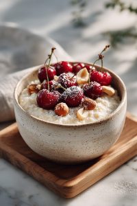 Cherry Hazelnut Oatmeal Delight