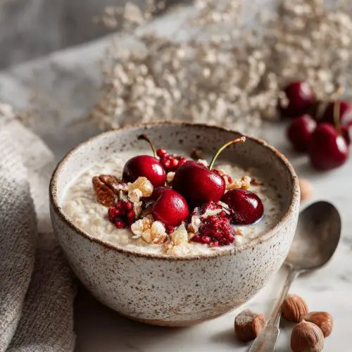 Cherry Hazelnut Oatmeal Delight