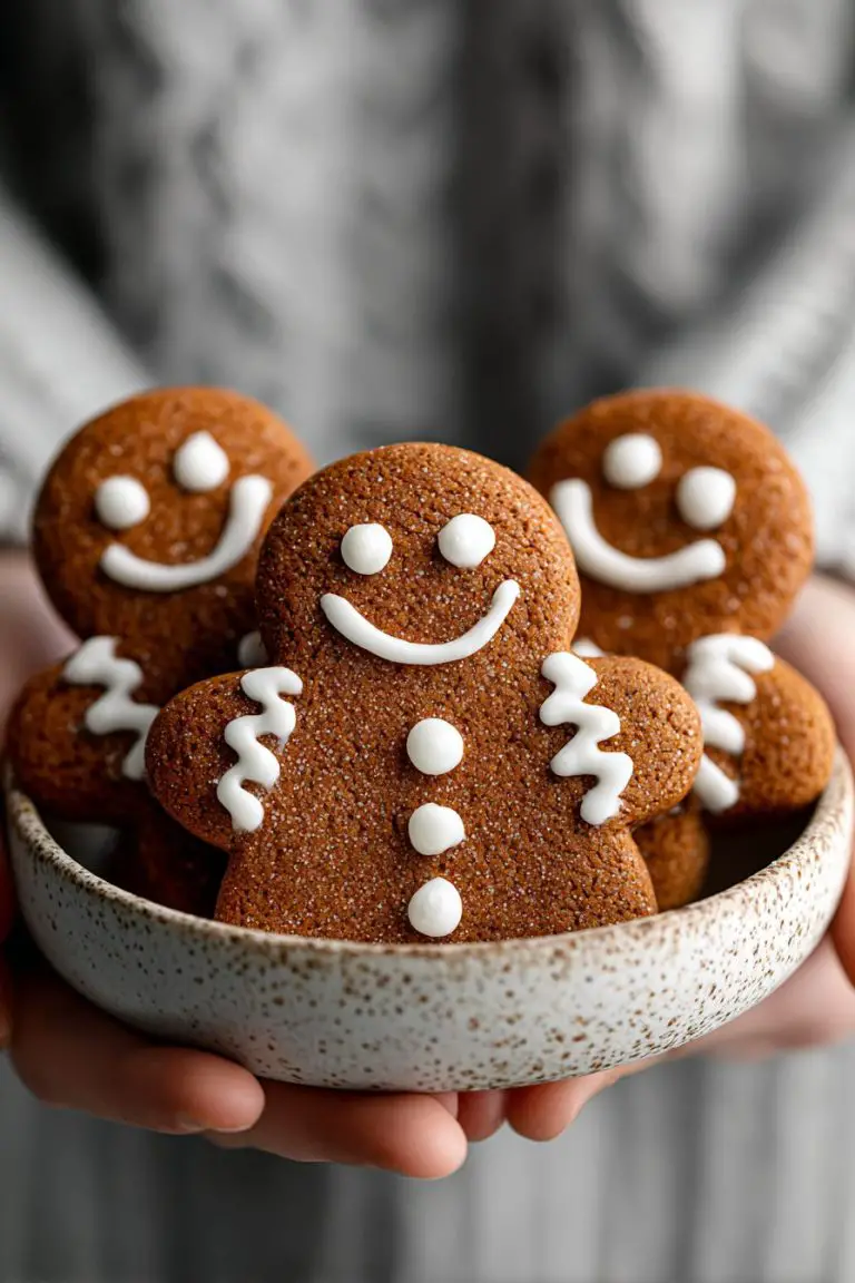 Chewy Gingerbread Man Cookies