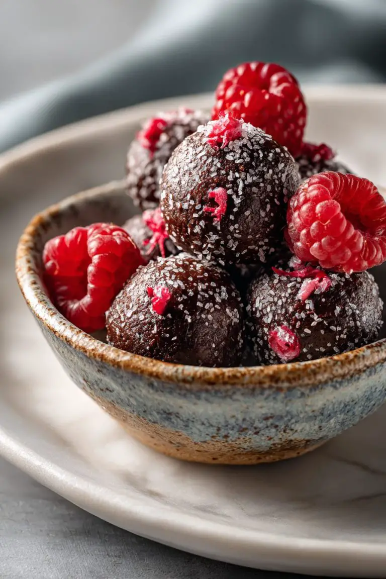 Chocolate Raspberry Truffles