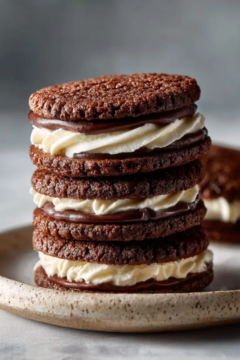 Chocolate Sandwich Cookies Made Easy
