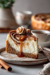 Cinnamon Roll Cheesecake Delight