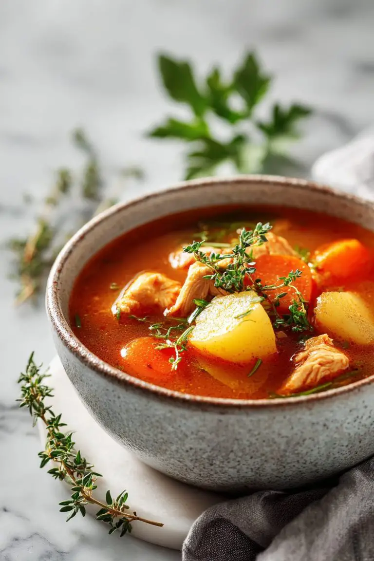 Cozy Chicken Soup for Colds