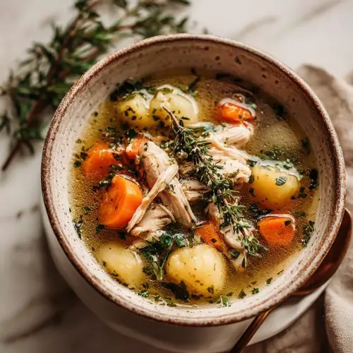 Cozy Chicken Soup for Colds