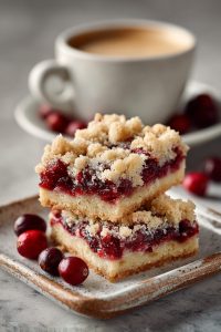 Cranberry Crumb Bars Recipe