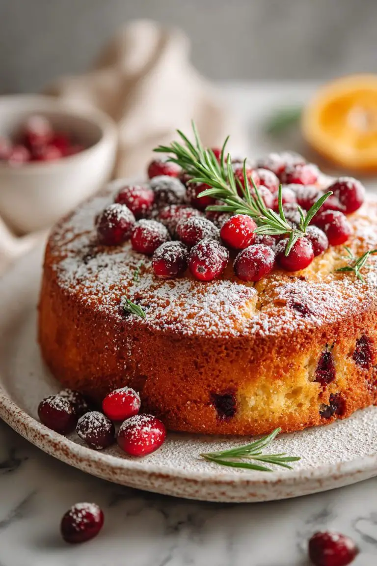 Cranberry Orange Cake Recipe