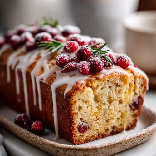 Cranberry Orange Glaze Bread Recipe