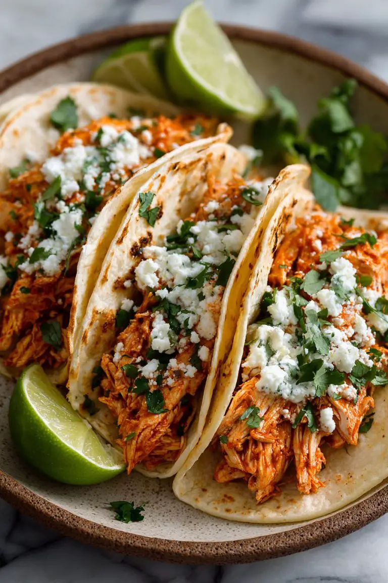 Creamy Chicken Tacos Recipe