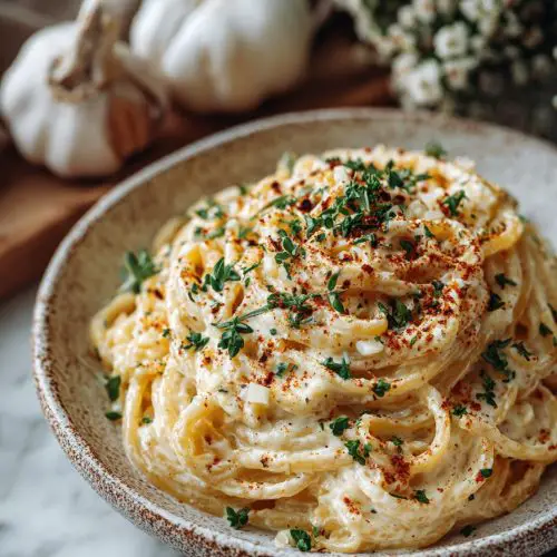 Creamy Garlic Pasta Delight
