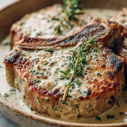 Creamy Ranch Pork Chops in the Slow Cooker