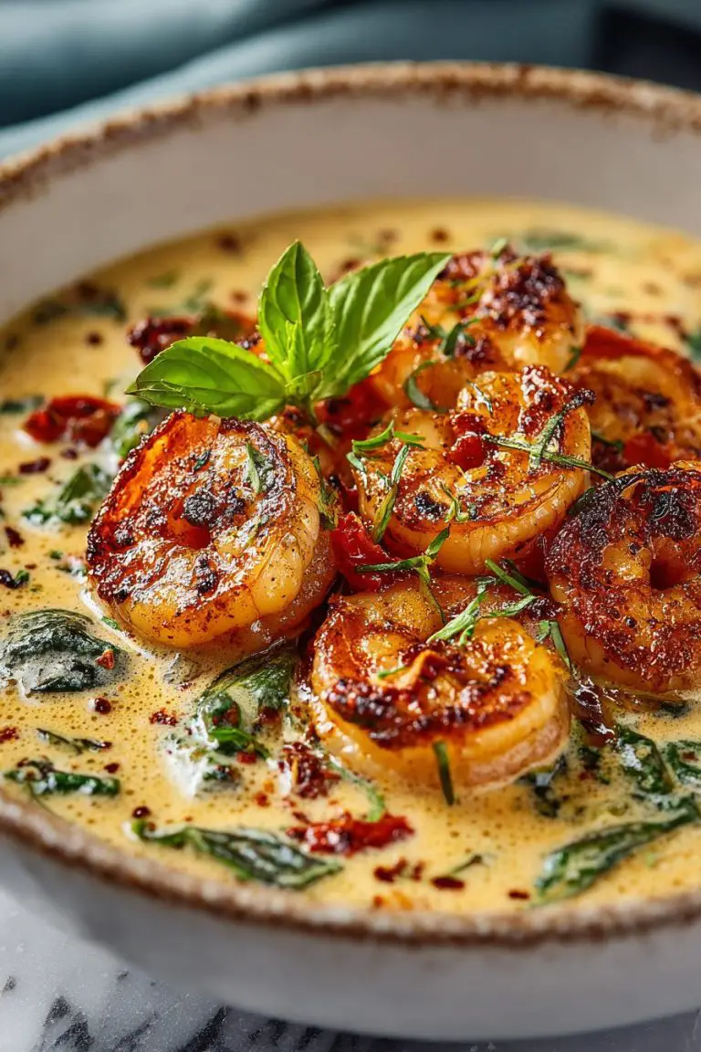 Creamy Tuscan Shrimp Recipe