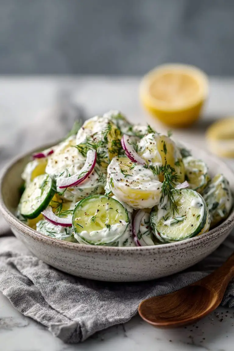 Creamy Tzatziki Potato Salad