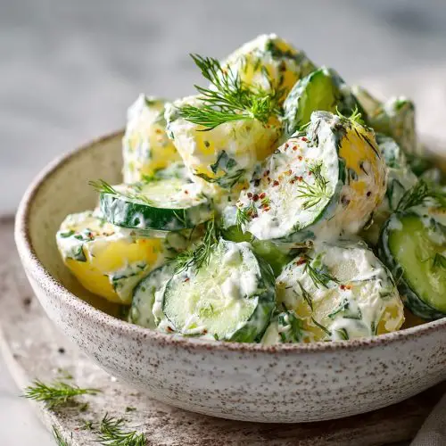 Creamy Tzatziki Potato Salad
