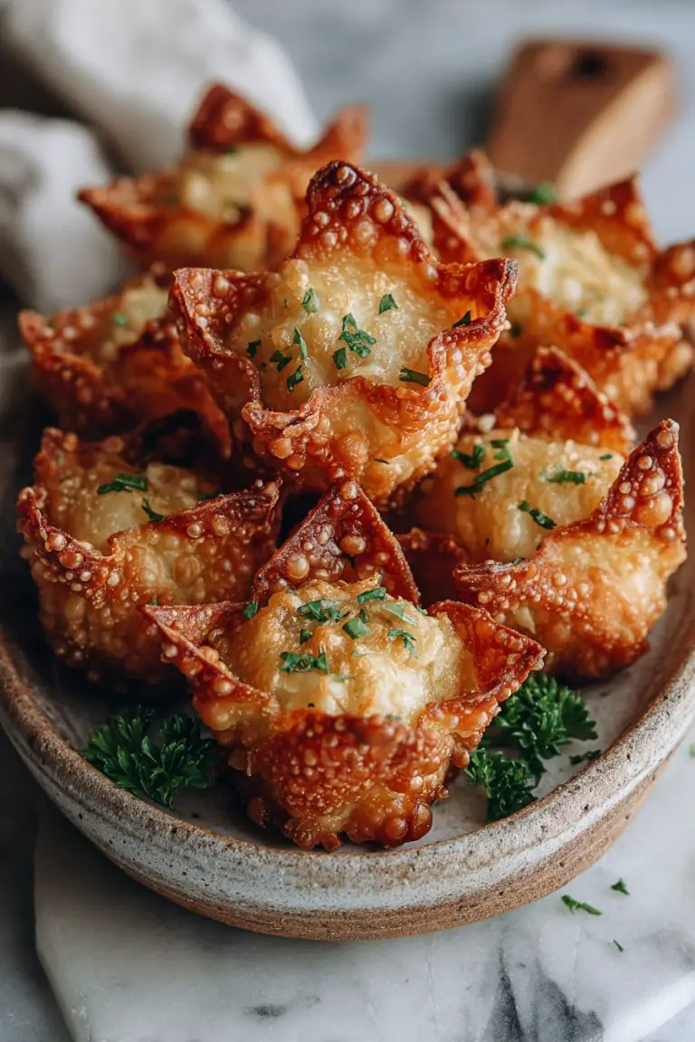 Crunchy Crab Rangoon Bites