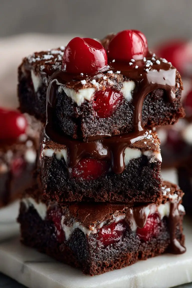 Decadent Black Forest Brownies
