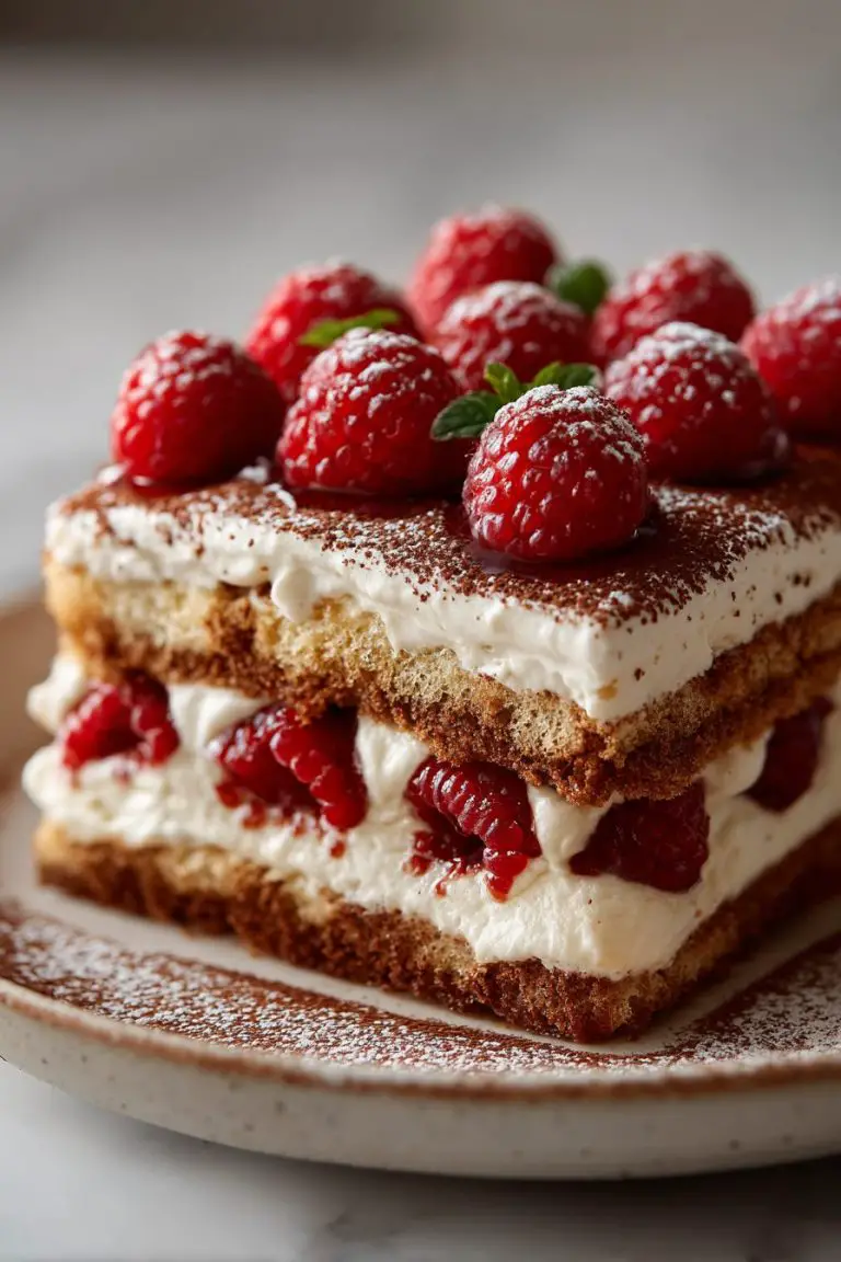 Decadent Raspberry Tiramisu