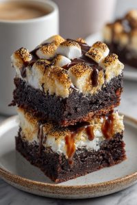 Decadent S'mores Brownies