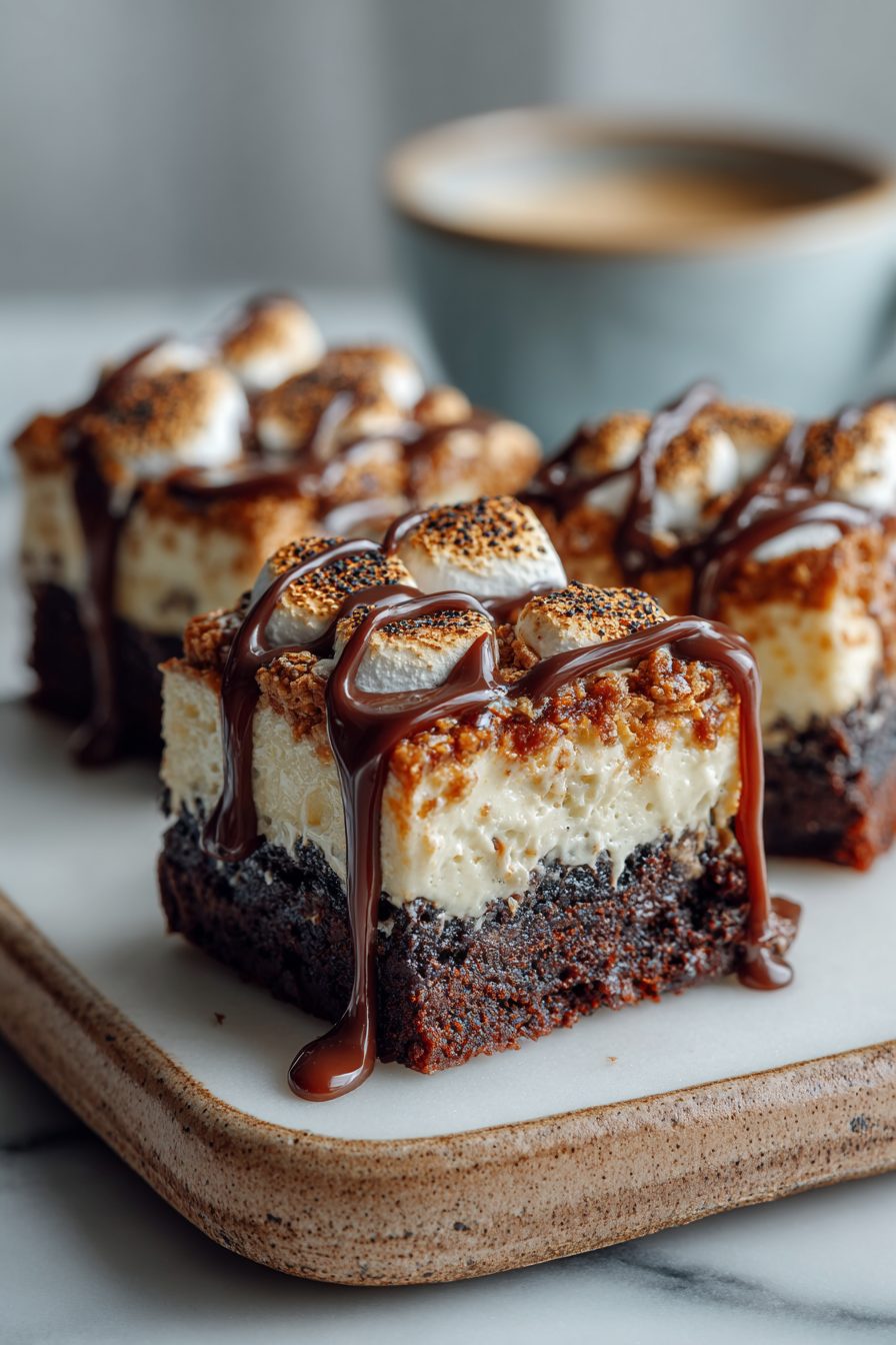 Decadent S'mores Brownies