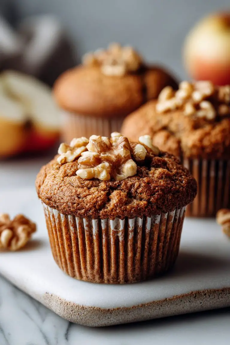Easy Apple Walnut Muffins
